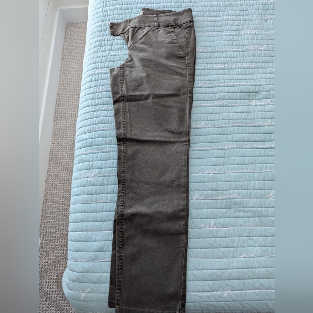 Ladies Loft Chinos Light Olive Green Size 2